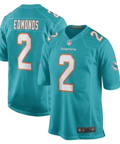 Chase Edmonds Miami Dolphins Game Jersey - Aqua Nfl