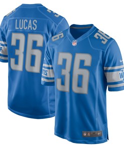 Chase Lucas Detroit Lions Player Game Jersey - Blue Nfl