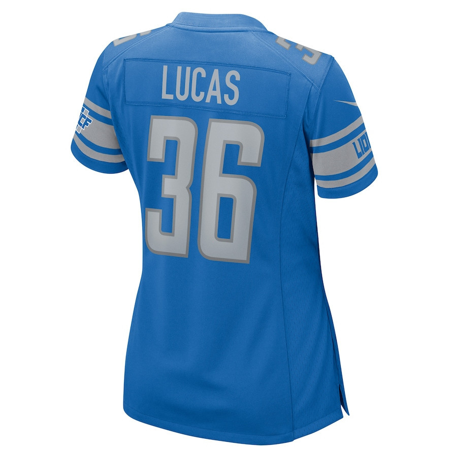 Chase Lucas Detroit Lions Women's Player Game Jersey - Blue