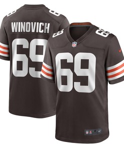 Chase Winovich Cleveland Browns Game Jersey - Brown Nfl