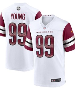 Chase Young 99 Washington Commanders Game Jersey - White