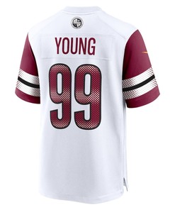 Chase Young 99 Washington Commanders Game Jersey - White