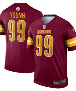 Chase Young 99 Washington Commanders Legend Jersey - Burgundy