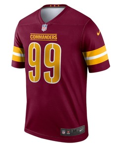 Chase Young 99 Washington Commanders Legend Jersey - Burgundy