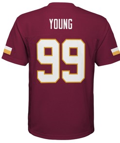 Chase Young 99 Washington Commanders Preschool Player Jersey - Burgundy