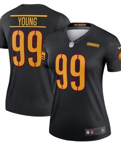 Chase Young 99 Washington Commanders Women's Alternate Legend Jersey - Black
