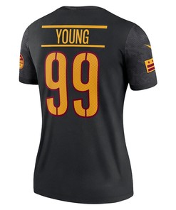 Chase Young 99 Washington Commanders Women's Alternate Legend Jersey - Black