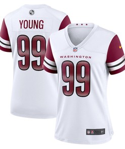 Chase Young 99 Washington Commanders Women's Game Jersey - White