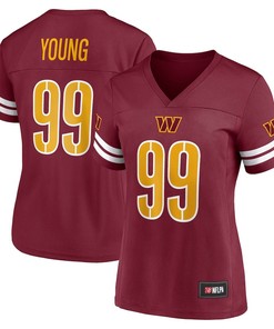 Chase Young 99 Washington Commanders Women's Game Time Player Jersey - Burgundy