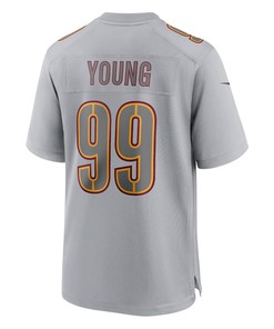 Chase Young Washington Commanders Atmosphere Fashion Game Jersey - Gray