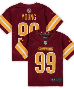 Chase Young Washington Commanders Preschool Game Jersey - Burgundy Nfl