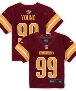 Chase Young Washington Commanders Toddler Game Jersey - Burgundy Nfl
