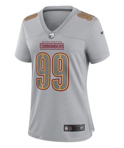 Chase Young Washington Commanders Women's Atmosphere Fashion Game Jersey - Gray