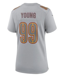 Chase Young Washington Commanders Women's Atmosphere Fashion Game Jersey - Gray