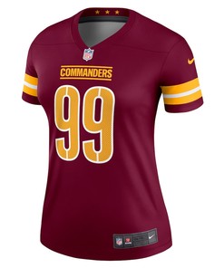 Chase Young Washington Commanders Women's Legend Jersey - Burgundy