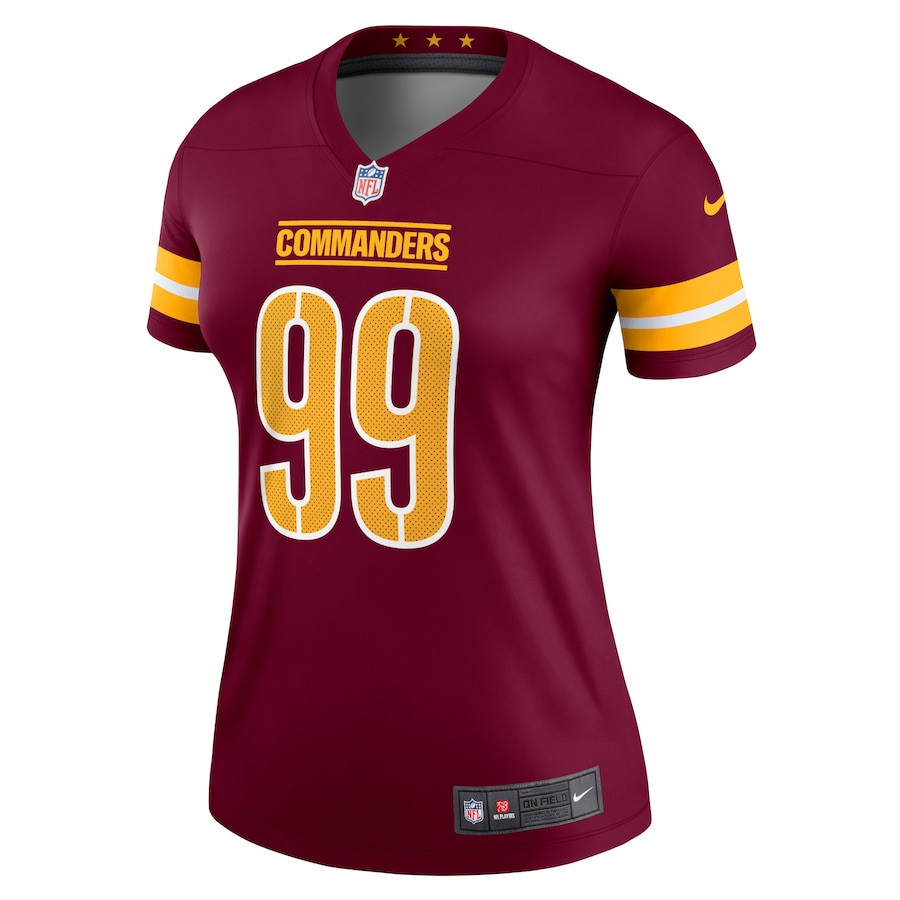 Chase Young Washington Commanders Women's Legend Jersey - Burgundy