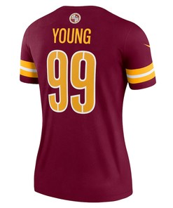 Chase Young Washington Commanders Women's Legend Jersey - Burgundy