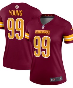 Chase Young Washington Commanders Womens Legend Jersey - Burgundy Nfl