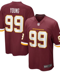 Chase Young Washington Football Team Game Jersey - Burgundy Nfl