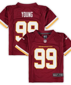Chase Young Washington Football Team Preschool Game Jersey - Burgundy Nfl
