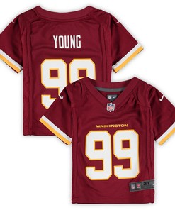 Chase Young Washington Football Team Toddler Game Jersey - Burgundy Nfl