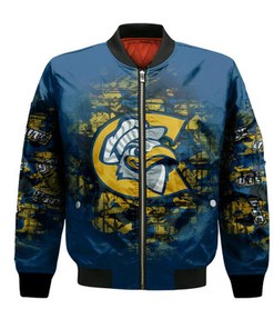 Chattanooga Mocs Bomber Jacket Camouflage Vintage  - NCAA