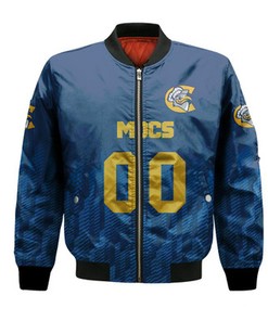 Chattanooga Mocs Bomber Jacket Logo Sport Ombre  - NCAA
