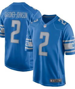 Chauncey Gardner-Johnson 2 Detroit Lions Men Game Jersey - Blue