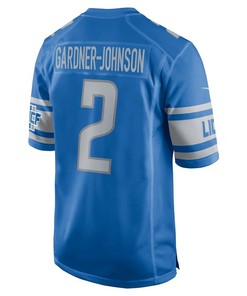 Chauncey Gardner-Johnson 2 Detroit Lions Men Game Jersey - Blue