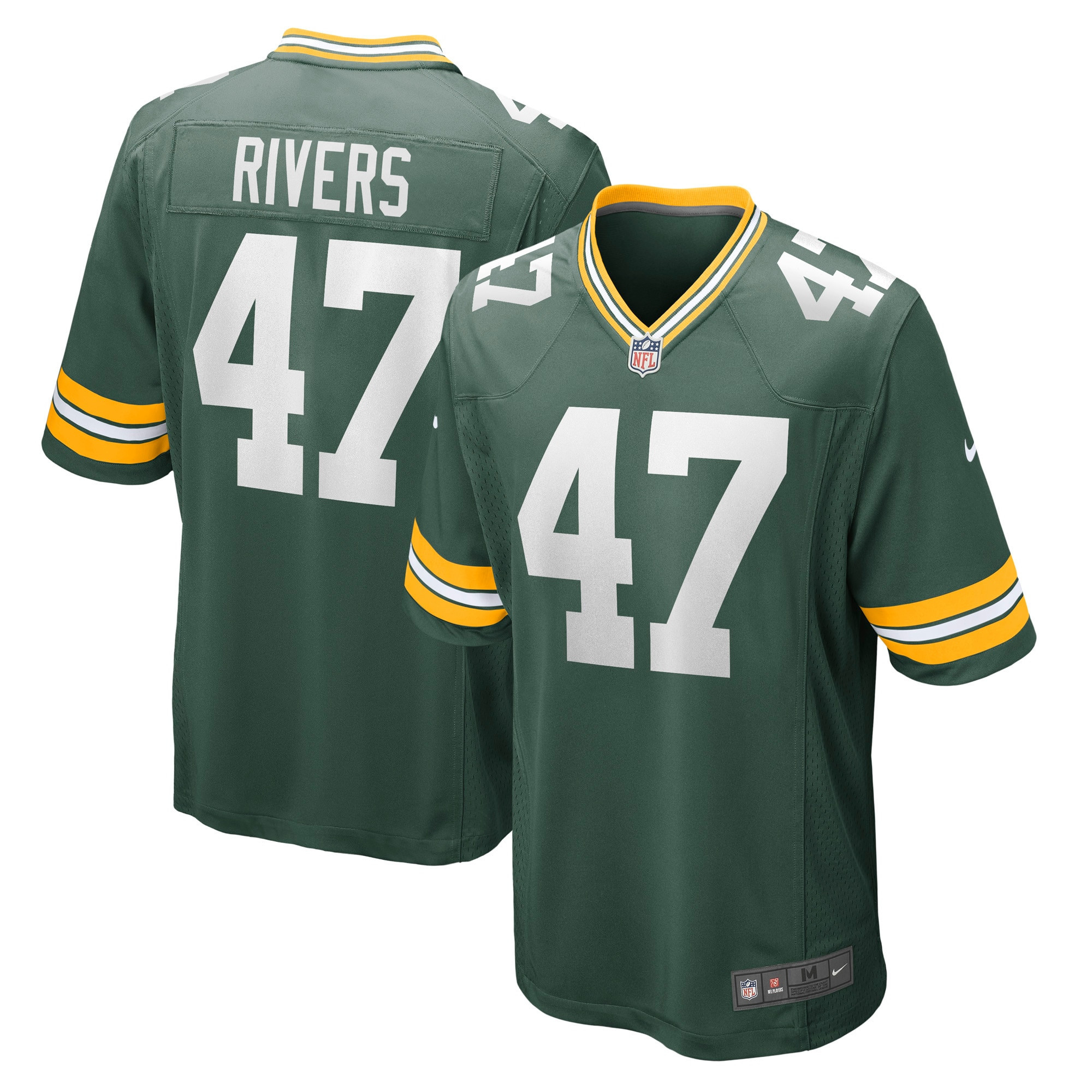 Chauncey Rivers Green Bay Packers Game Jersey Green Nfl Bluefink
