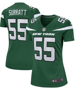 Chazz Surratt New York Jets Women's Game Player Jersey - Gotham Green