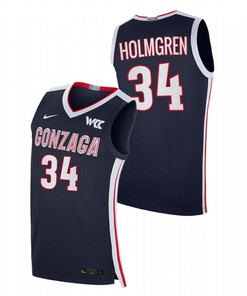 Chet Holmgren 34 Gonzaga Bulldogs 2023 College Basketball Elite Men Jersey - Navy