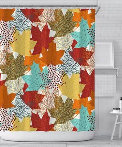 Chic Floral Shower Curtain Modern Bathroom Decor