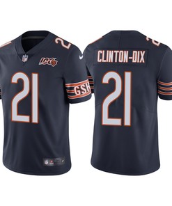 Chicago Bears 100th Anniversary Ha Ha Clinton-dix Navy Limited Jersey