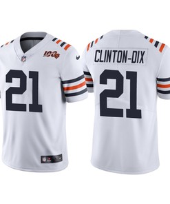Chicago Bears 100th Anniversary Ha Ha Clinton-dix White Classic Limited Jersey