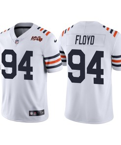 Chicago Bears 100th Anniversary Leonard Floyd White Classic Limited Jersey