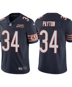 Chicago Bears 100th Anniversary Walter Payton Navy Limited Jersey