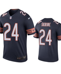 Chicago Bears #24 Buster Skrine Navy Color Rush Legend Jersey - Mens