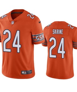 Chicago Bears #24 Buster Skrine Orange Vapor Untouchable Limited Jersey - Mens