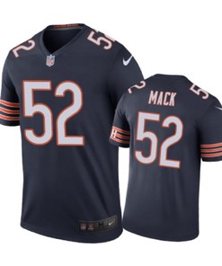 Chicago Bears #52 Khalil Mack Nike Color Rush Navy Jersey