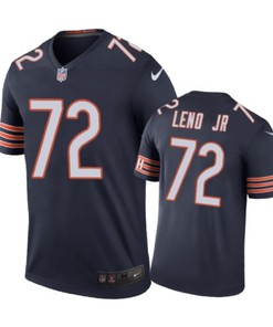 Chicago Bears #72 Charles Leno Jr. Nike Color Rush Navy Jersey