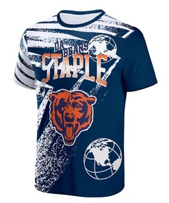 Chicago Bears All Over Print T-Shirt - Navy