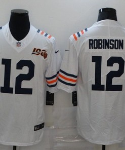 Chicago Bears Allen Robinson #12 Nfl 100 2020 White Jersey Jersey