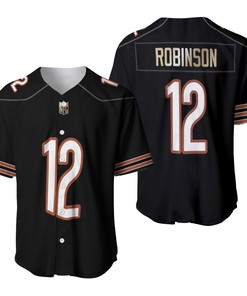 Chicago Bears Allen Robinson #12 Nfl American Football Legacy Vintage Navy 3d Designed Allover Gift For Bears Fans Baseball Jersey