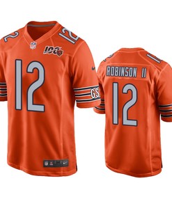 Chicago Bears Allen Robinson Ii Orange 100th Season Game Jersey - Mens