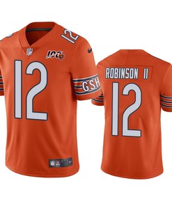 Chicago Bears Allen Robinson Orange 100th Season Vapor Limited Jersey