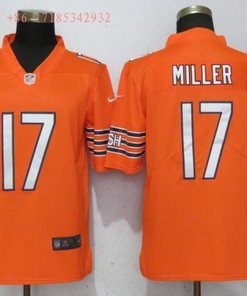Chicago Bears Anthony Miller #17 Nfl 2020 Orange Jersey Jersey