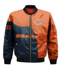 Chicago Bears Bomber Curve Style Custom- NFL
