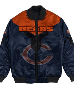 Chicago Bears Bomber Jacket Drinking style - NFL
