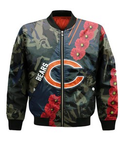 Chicago Bears Bomber Sport Style Keep Go on- NFL